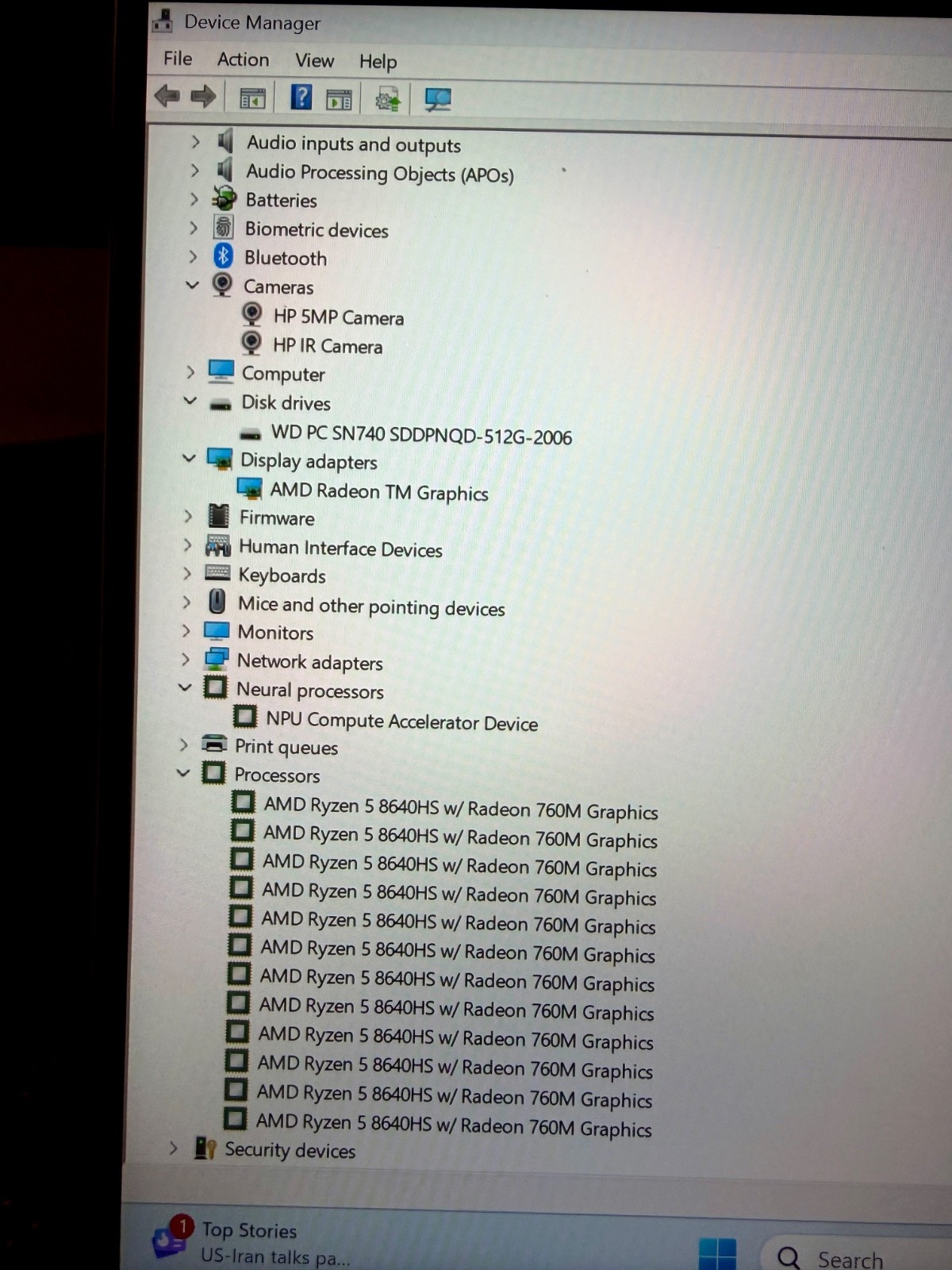 HP Envy x360 2-in-1 14-fa0xxx 14″ Touch Ryzen 5 8640HS 16GB RAM 512GB SSD