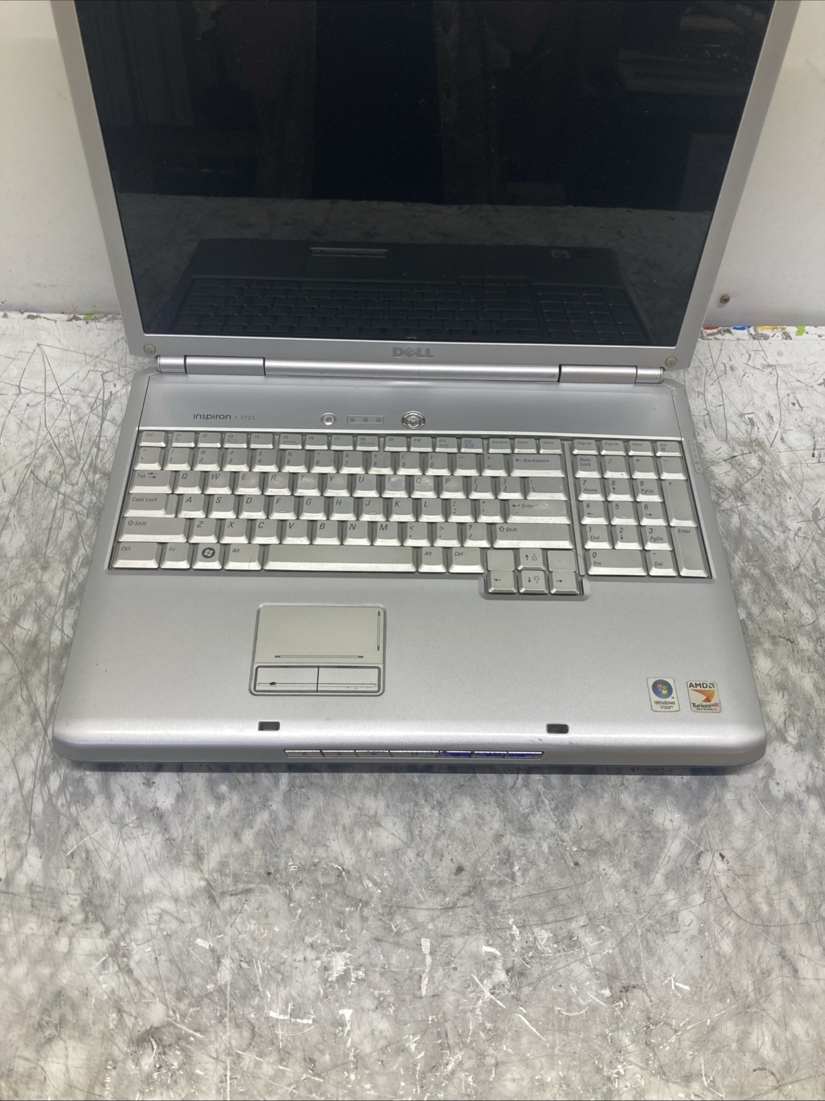 Dell Inspiron 1721 AMD Dual-Core 1.8GHz 4 GB NO HDD Boot to BIOS