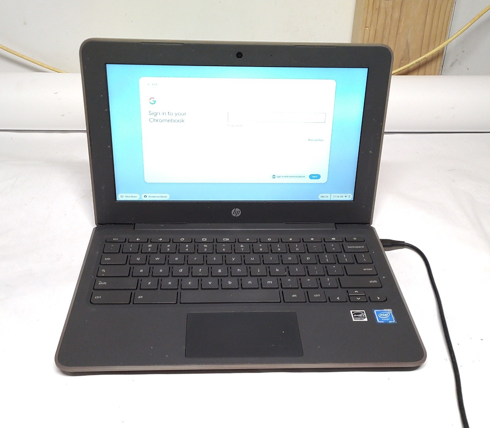 HP Chromebook 11 G7 EE 6QY25UT#ABA Celeron N4000 4GB 32GB