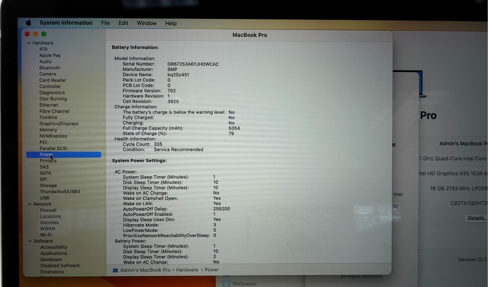 Apple MacBook Pro 2017 A1707 15.4″ Retina i7-7920HQ 16GB 1TB SSD Laptop