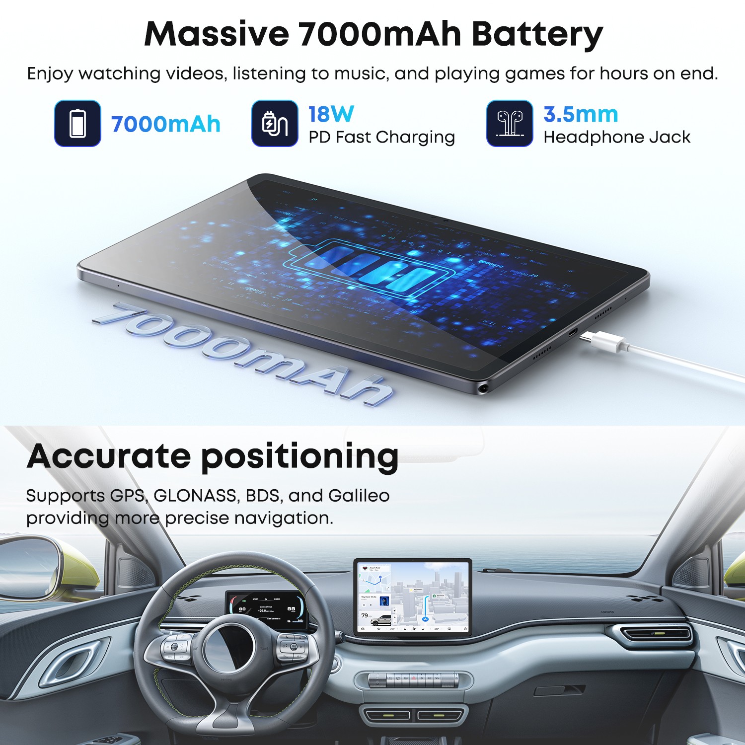 CHUWI Hipad 11 Android 14 10.95in FHD T616 6gb ram 128gb ssd 4G LTE 7000mAh