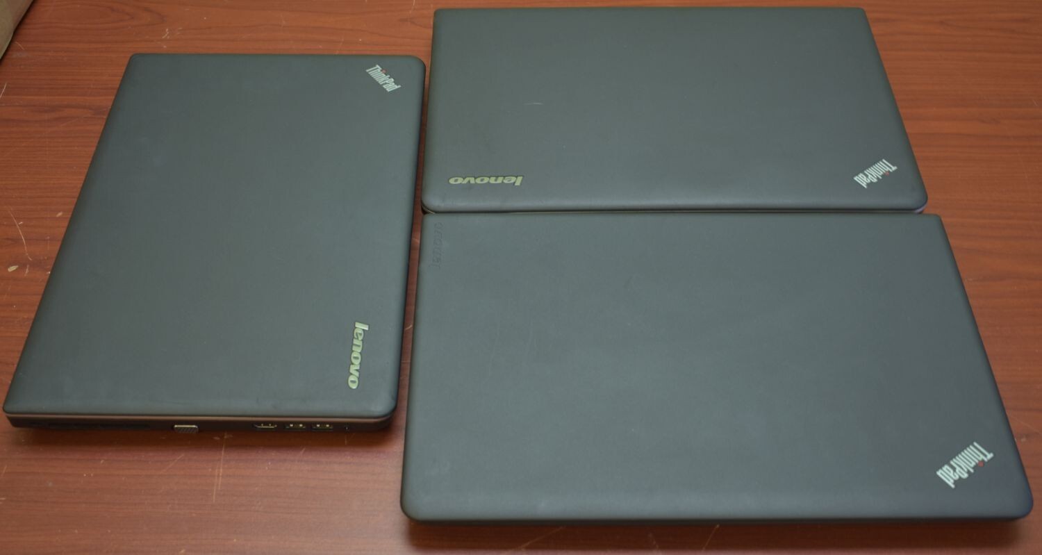 Lot 0f 3 Lenovo ThinkPad – x2 E531, i5-3230M, 4GB x1 E560, i5-6200