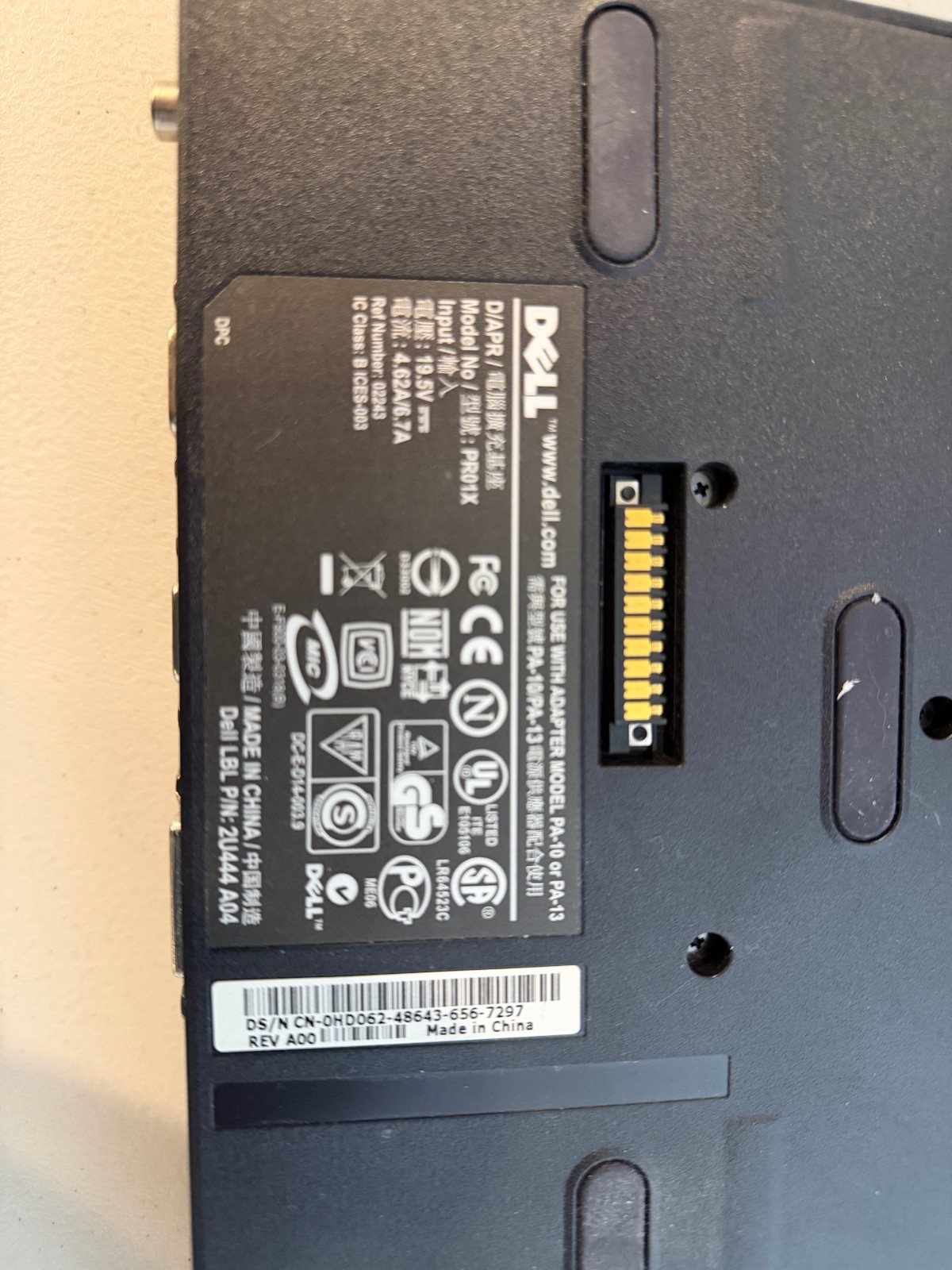 Dell D620 Laptop | Win XP Pro | 500GB SSD | 4GB RAM | Docking Station | WiFi