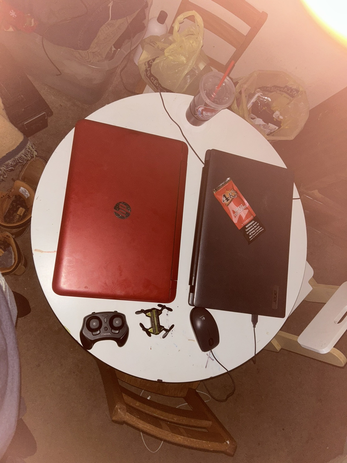 Red Pavilion HP laptop 17 1/2 inches