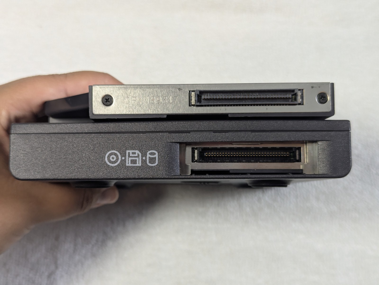 Vintage Dell Latitude CS Laptop Bundle PMP For Parts w/ Floppy CD-ROM Case