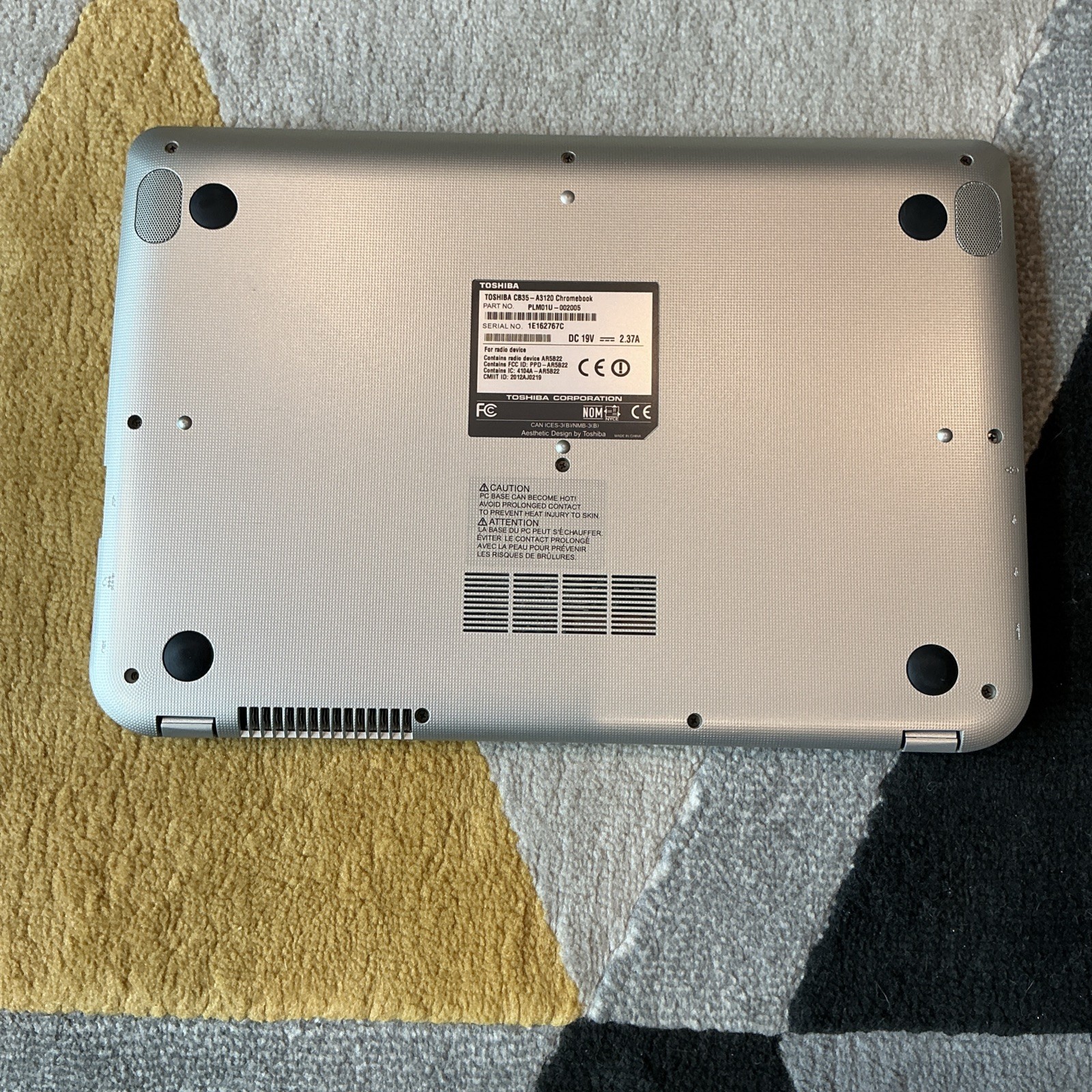 Toshiba Chromebook CB30-A3120 13.3″ CELERON 2955U 1.4ghz 2gb 16gb SSD