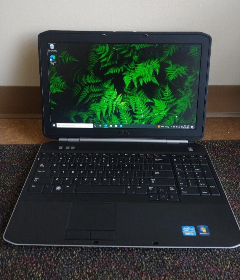 Dell Latitude E5520 Intel Core i5-2520M 8GB RAM 128GB SSD Windows 10 Pro *Read*