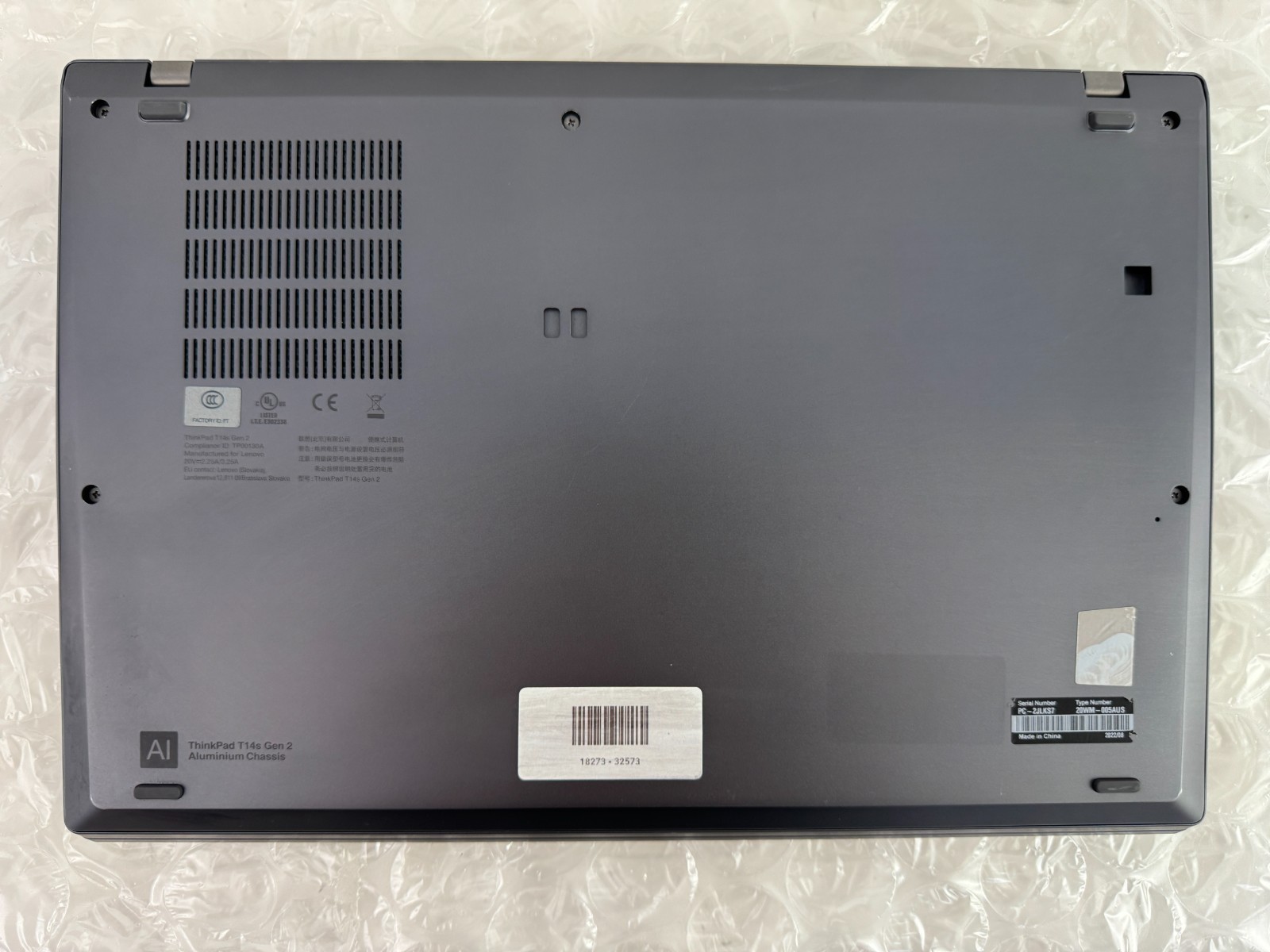 Lenovo ThinkPad T14s Gen 2 i7-1185G7 16GB 256GB SSD 14″ FHD Win 11 Pro