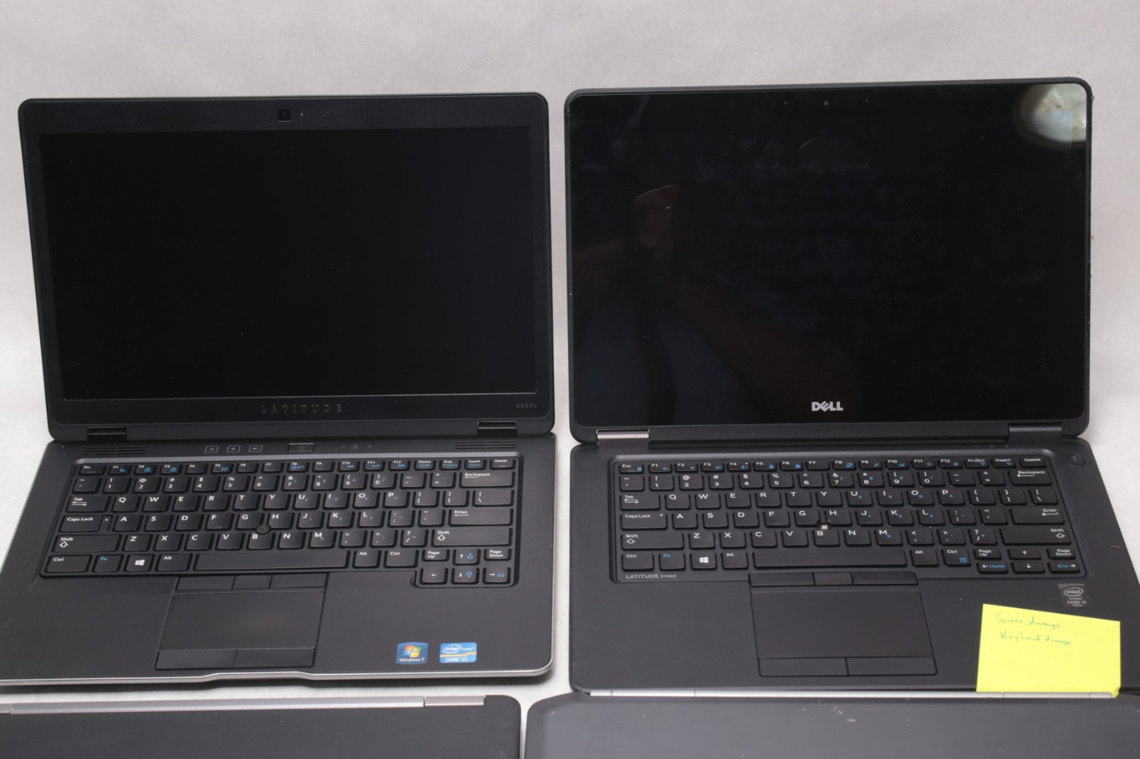Lot 4x Dell Latitude Laptop Bundle – E5470 6430u E7450 E5420 PARTS REPAIR