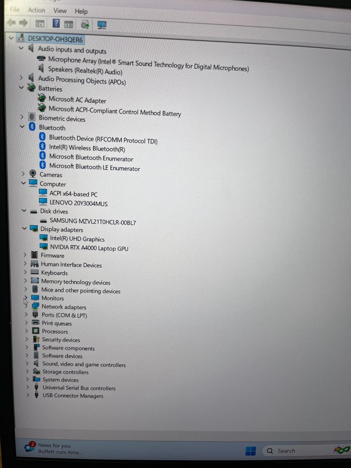 Lenovo 20Y3004MUS P1 Gen 4 16″ Laptop Core i7 4.6GHz 32GB RAM 1TB SSD Win 11 Pro