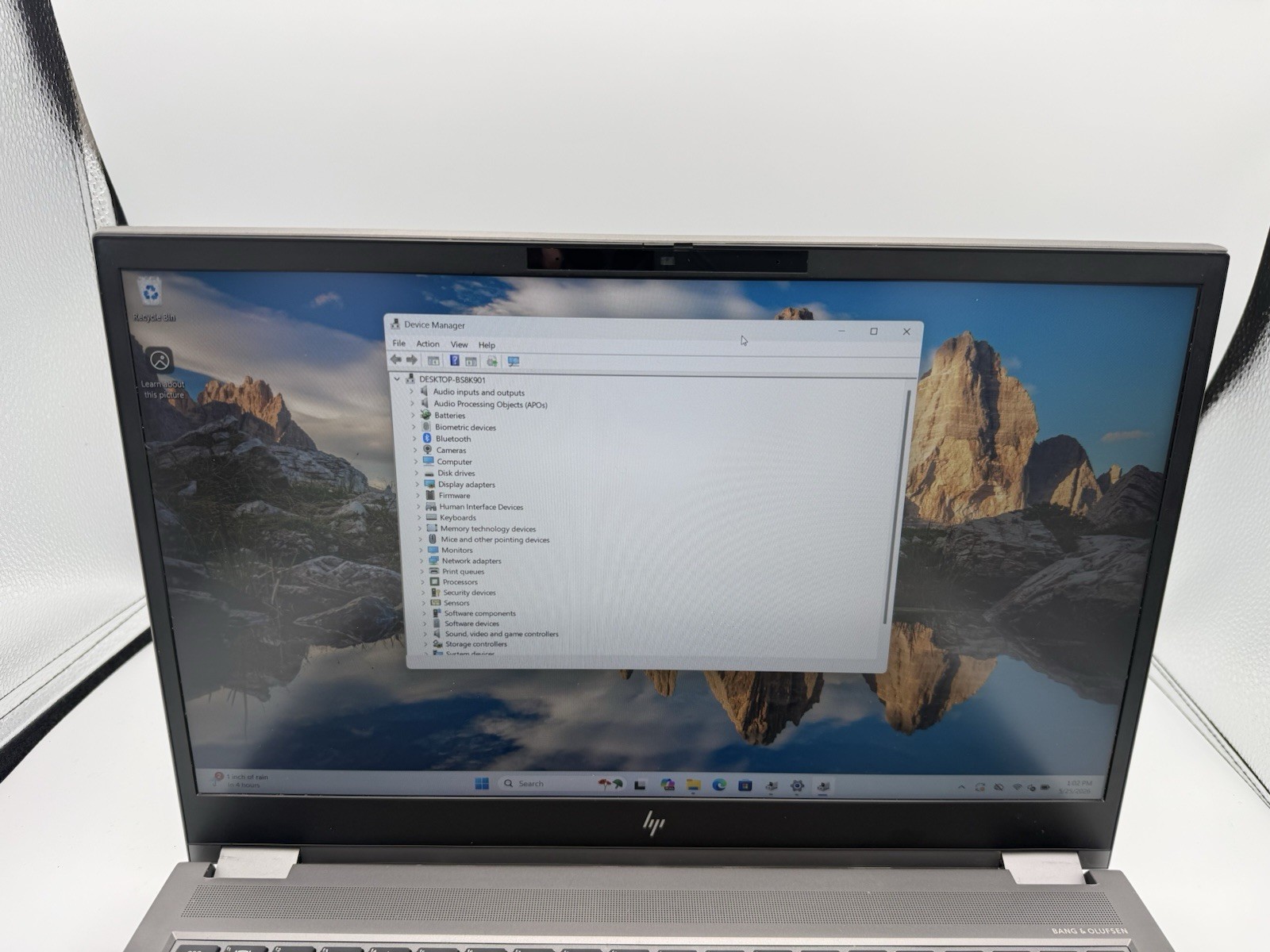 HP ZBook Fury 15.6” G8 WS – i7-11800H | 32GB RAM | 1TB SSD | No AC