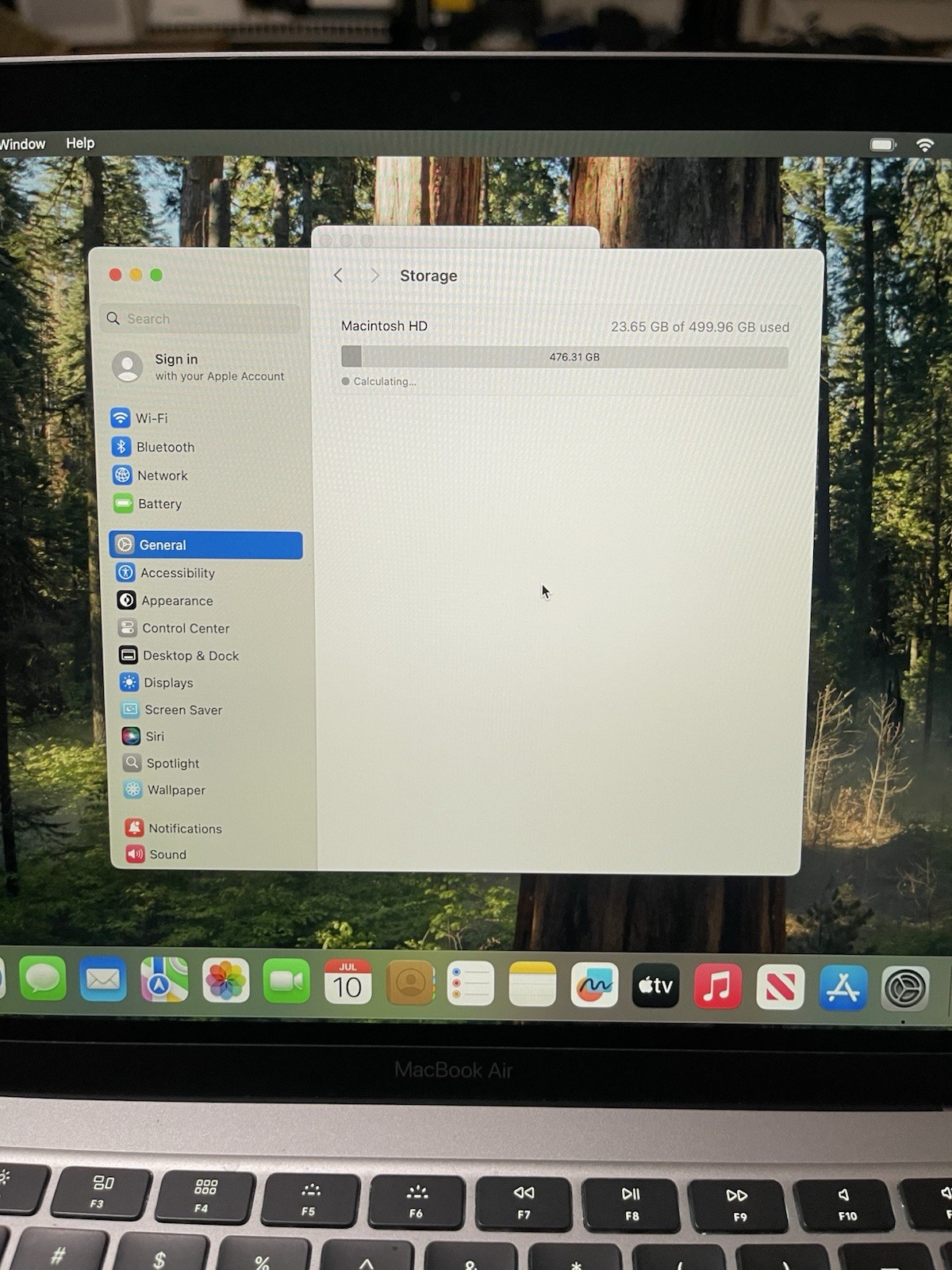 Apple A2179 MacBook Air 13″ 2020 Intel i5-1030NG 8GB LPDDR4 256GB SSD CC