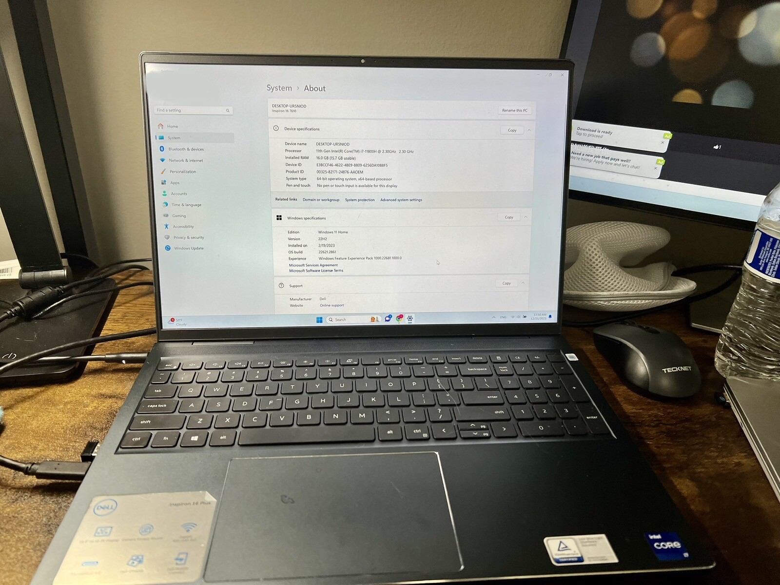 Dell Inspiron 16 Plus 7610 16″ Intel Core i7-11800H 16GB 512GB SSD Great Shape!!