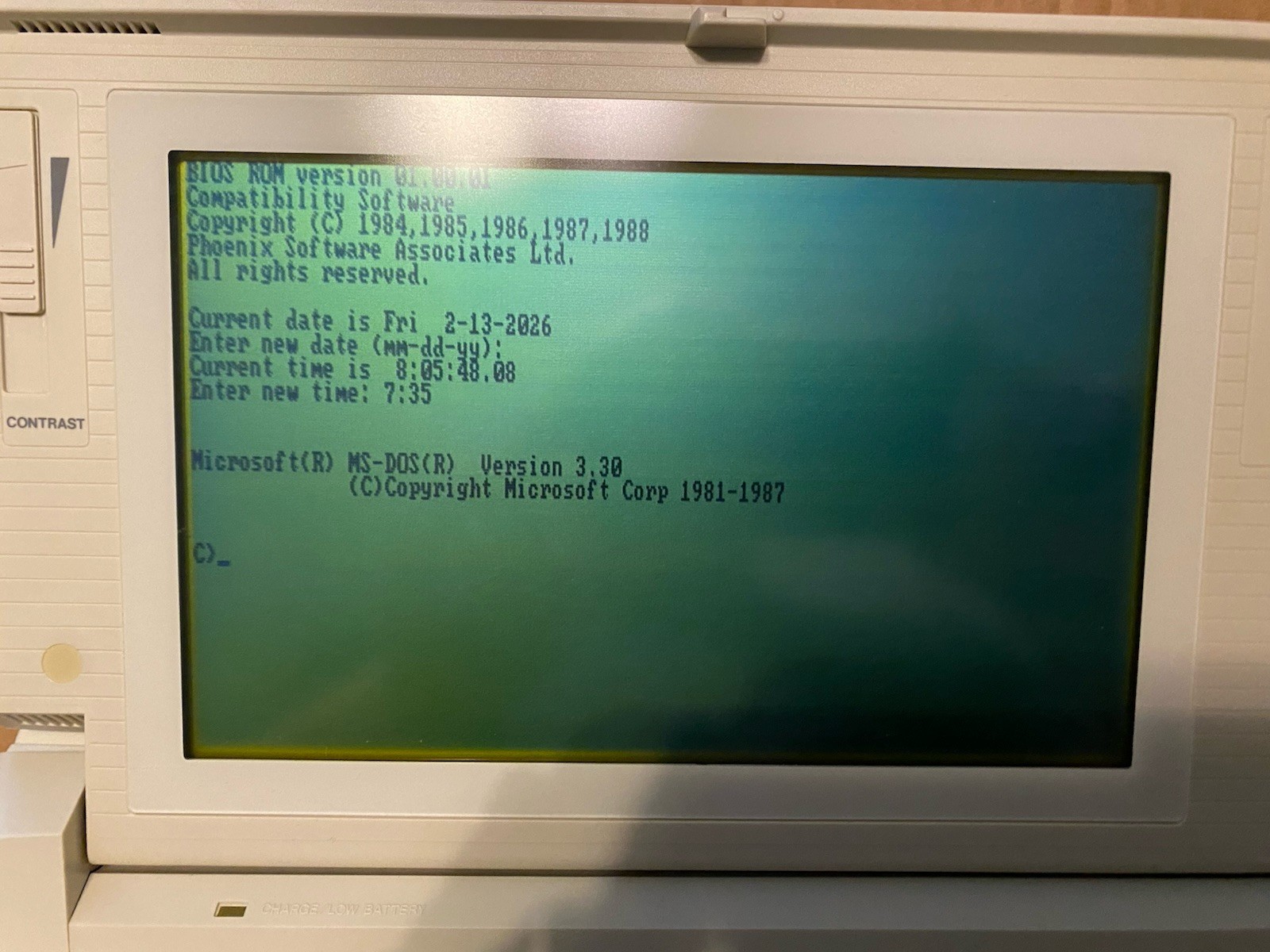 1989 Panasonic Business Partner CF-150 B Portable Computer/Laptop Working