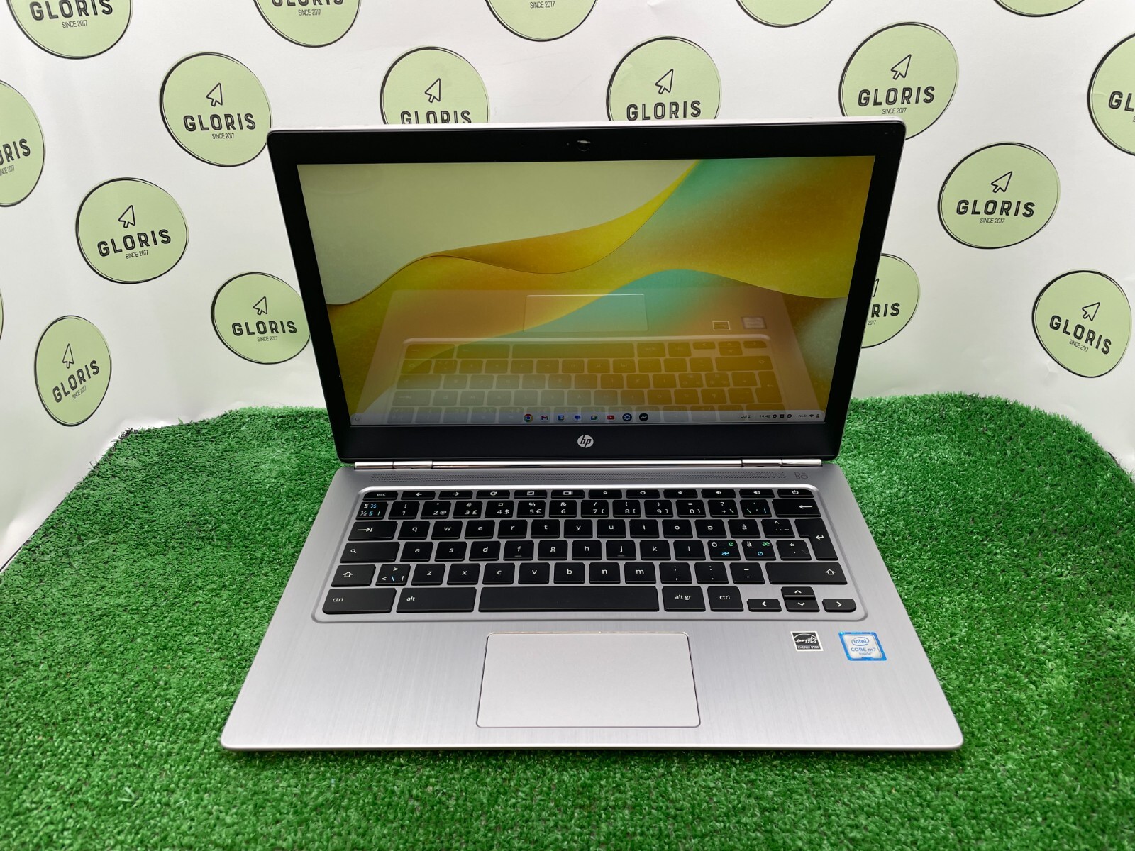 Used HP Chromebook 13 G1 Laptop Intel m7-6Y75 1.20GHz / 16GB RAM / 32GB SSD NT