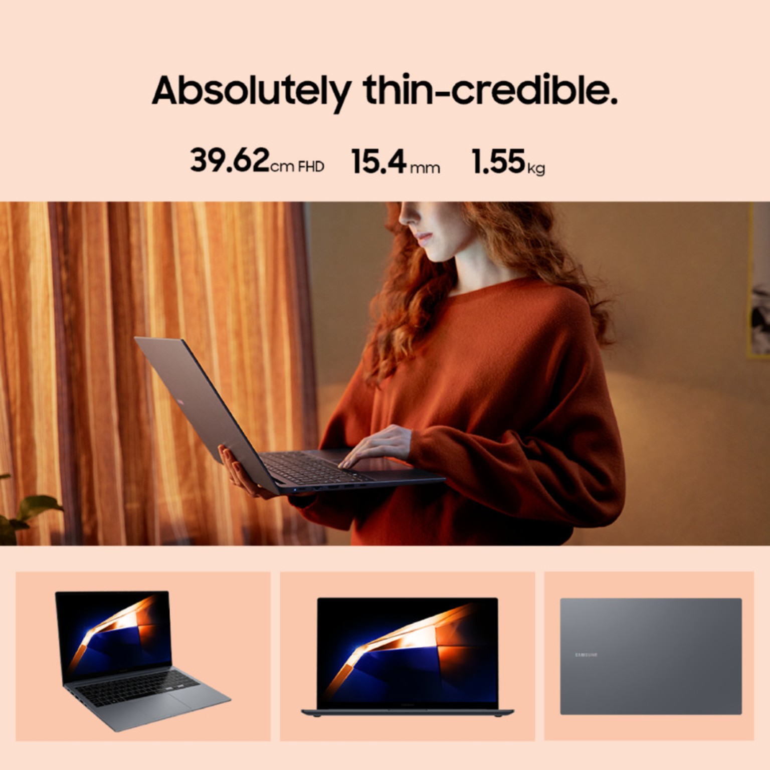 Samsung Galaxy Book4 Metal Intel Core i7 13th Gen 1355U|16 GB/512 GB SSD