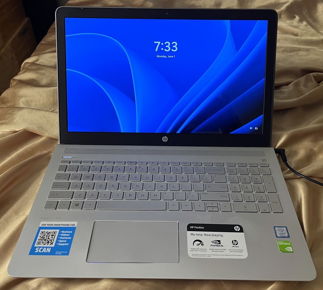 HP PAVILION LAPTOP 15-cc1xx, 16GB/1TB/i7-8550u/WINDOWS 11 Home, DIAGNOSTICS DONE