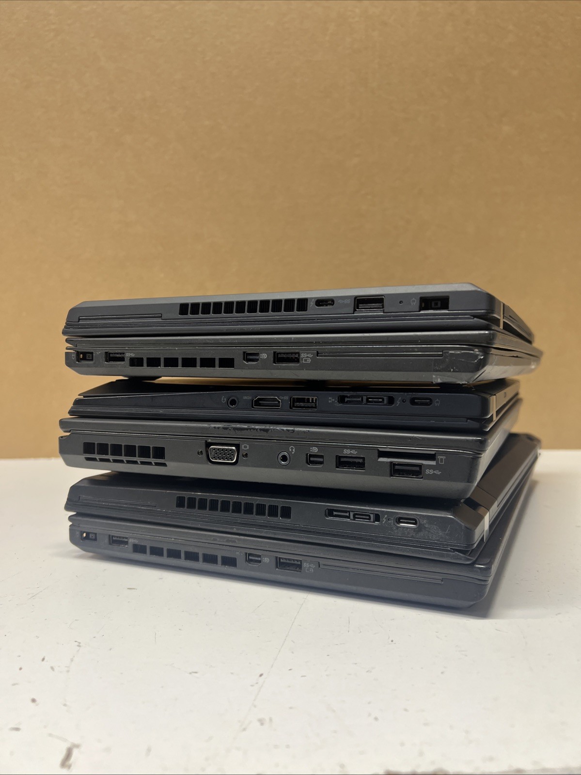 ot of 6 Lenovo ThinkPad T440p T460 T480 T490 T570 i5 i7 8-16GB Laptops