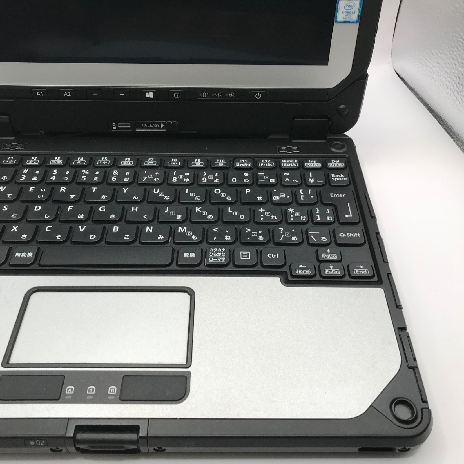 Panasonic TOUGHBOOK CF-20 Core i5-7Y57 128GB Touch Panel Very Good F/S Japan
