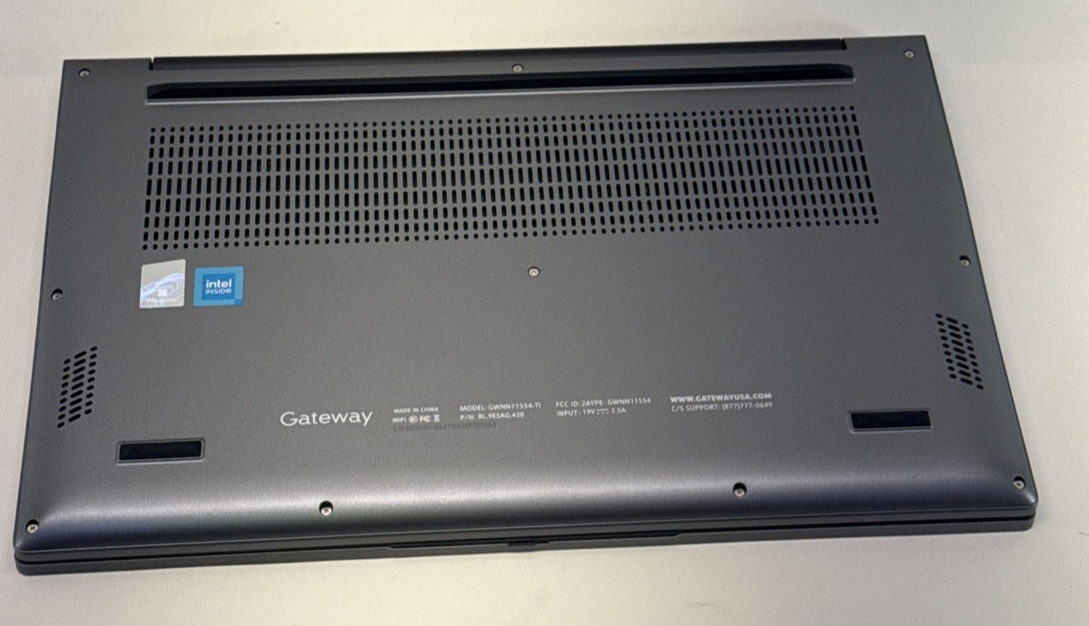 Gateway 15.6 FHD Laptop Intel N100 4GB RAM 128GB SSD Windows 11, Black