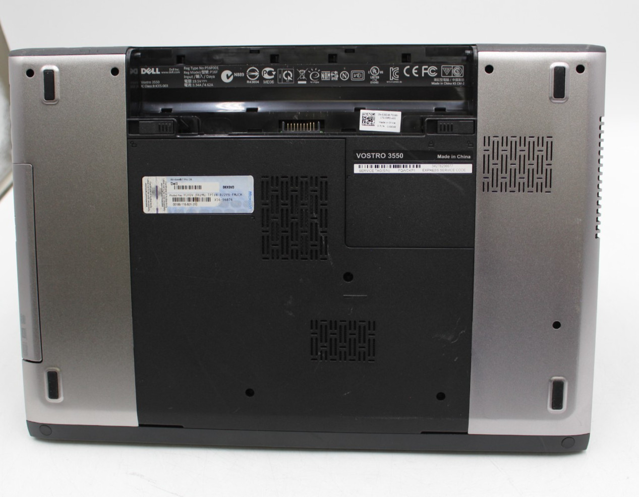 Dell Vostro 3550 15.6in No HD No Caddy 3 GB RAM i3-2310M 30 day warranty
