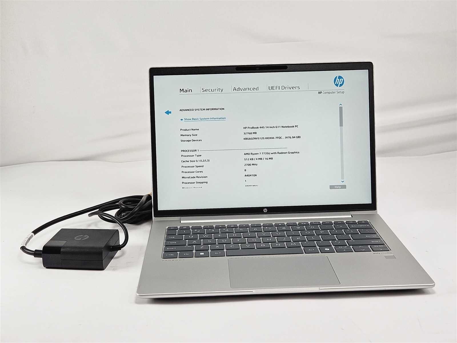 HP ProBook 445 G11 AMD Ryzen 7 7735U 32GB 512GB SSD 14″ WiFi