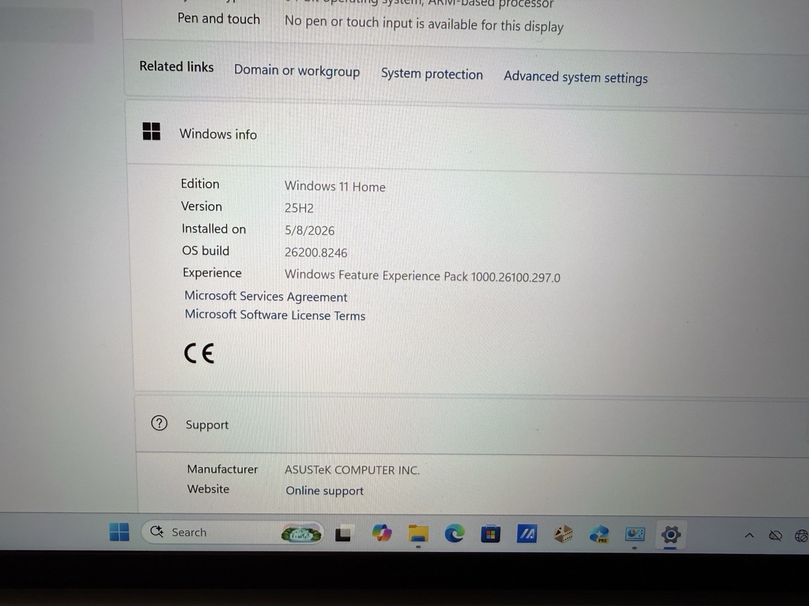Asus Zenbook A 14 FHD+ 3.2 GHz Snapdragon X 16GB RAM 512GB SSD