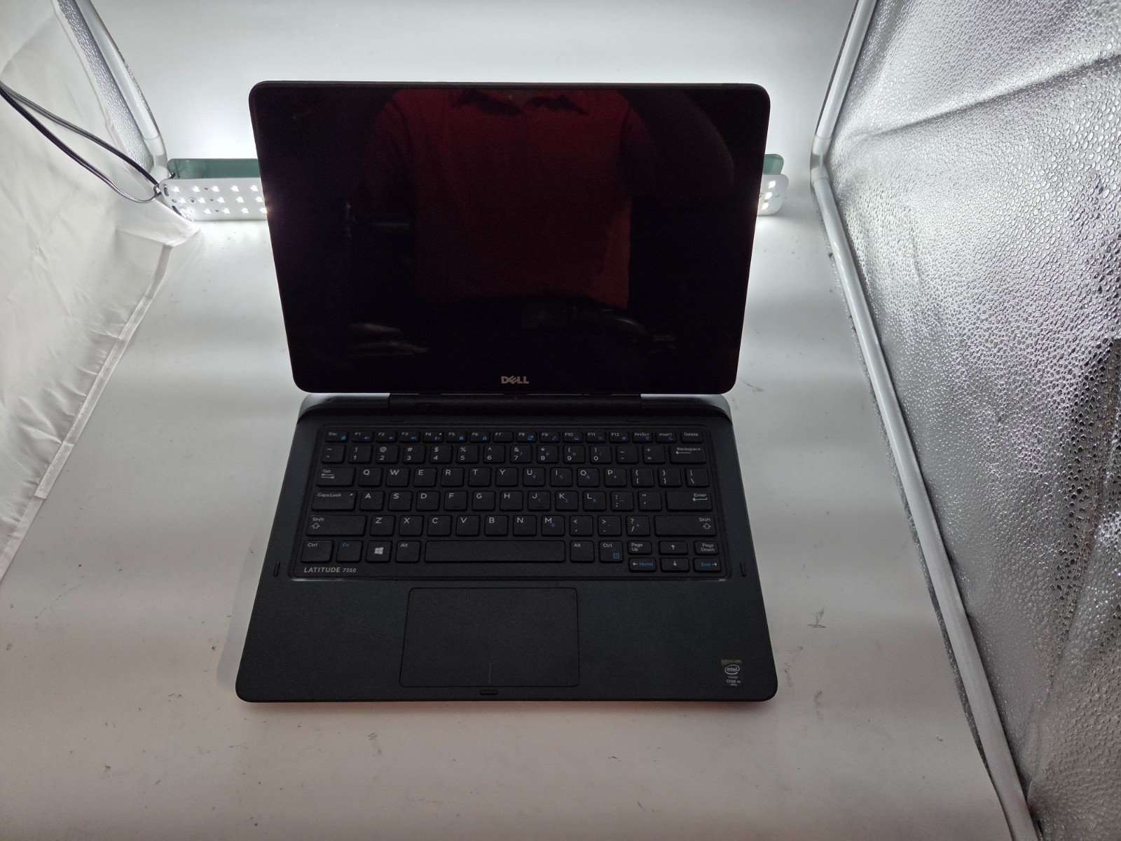 10296 Latitude7350 2in1w/charger.Dead Battery!Core M5Y71.8GB.128GB.13.3″FHDTouch