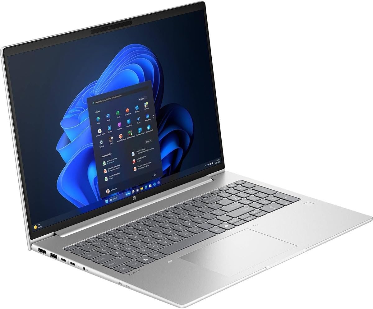 HP ProBook 4 G1i 16″ AMD Ryzen 7 16 GB – 512 GB SSD Windows 11 Pro Silver