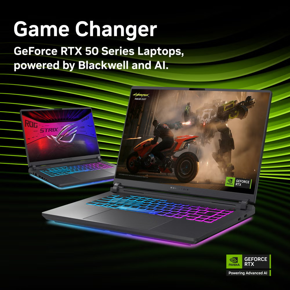 Asus 16″ ROG Strix G16 Gaming Laptop Windows 11 Core i9 RTX 5060 16GB/1TB SSD