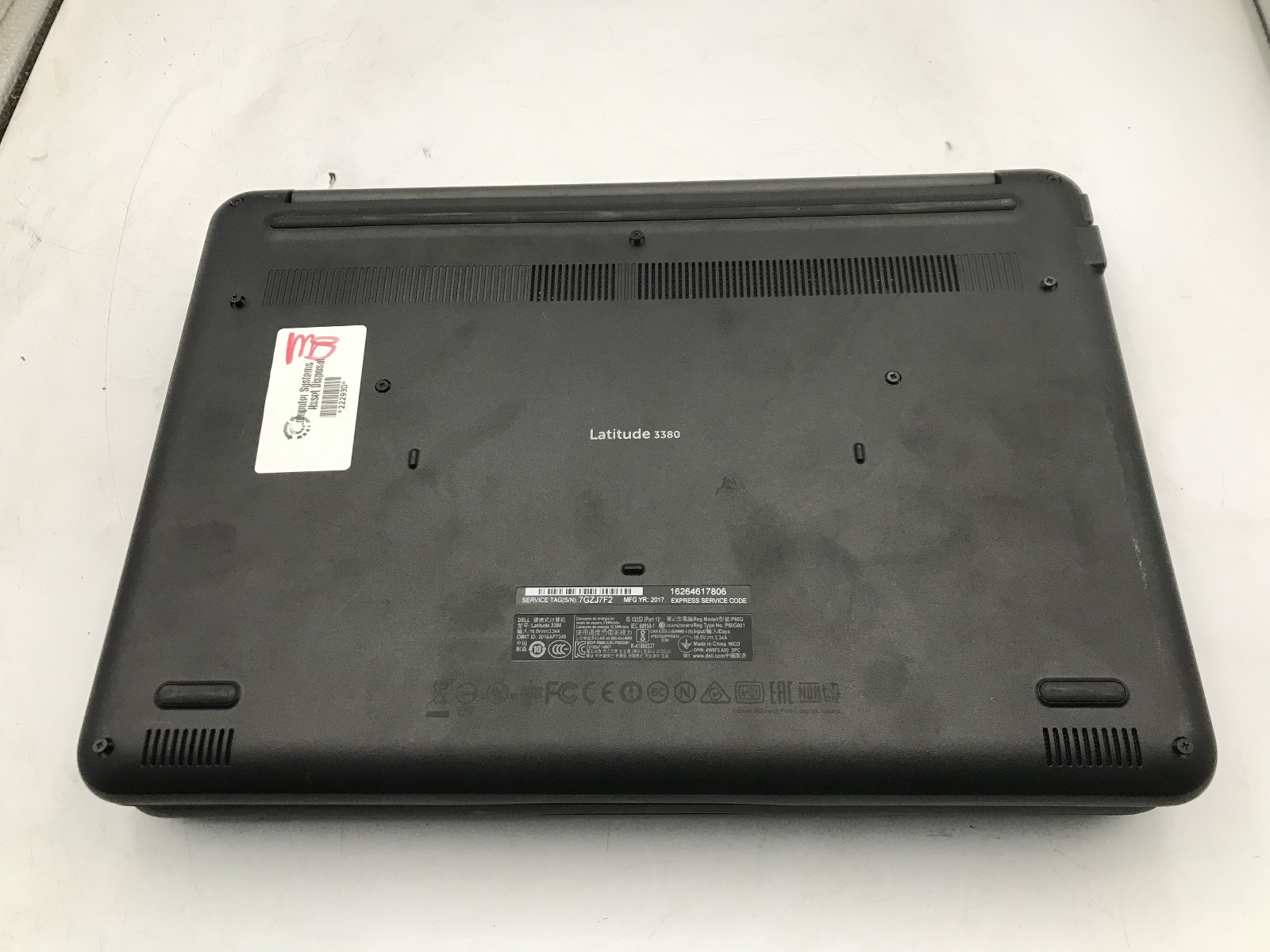 DELL LATITUDE 3380 – LOT OF 2 – FOR PARTS/REPAIR – INTEL I3 6TH GEN – NO RAM -BB