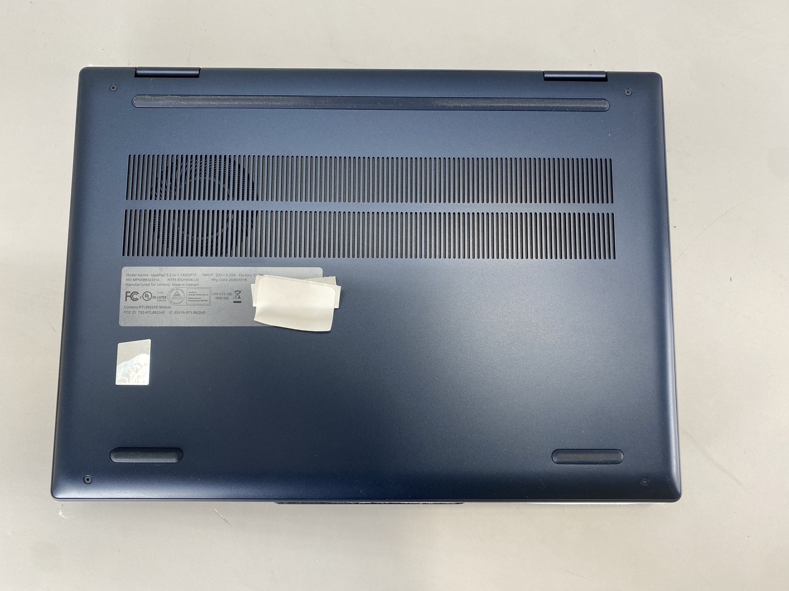 Lenovo Laptop Ideapad 5 2-in-1 14AGP11 14″ AMD Ryzen AI 7 445 1TB- Cosmic Blue