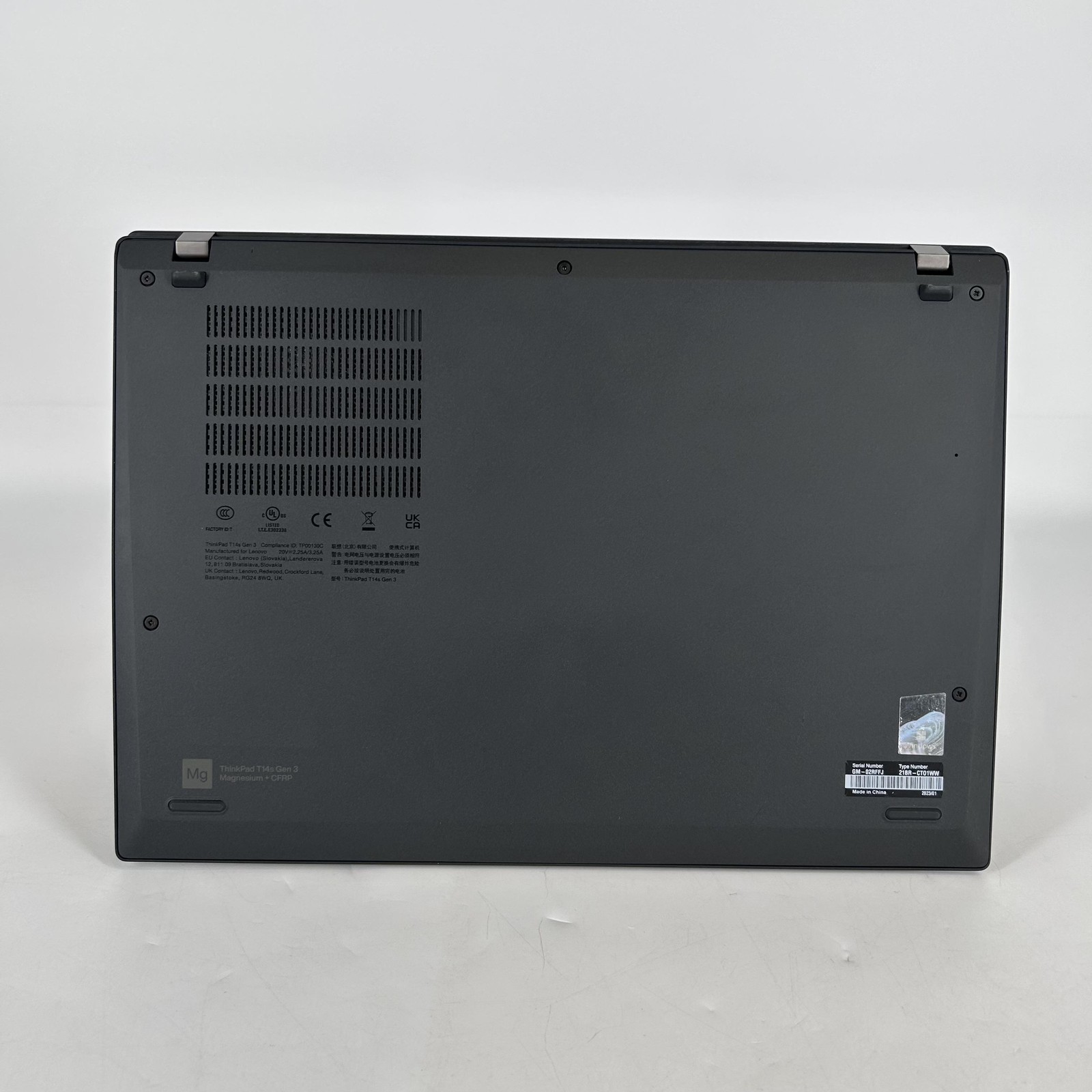 Lenovo ThinkPad T14s Gen 3 Black FHD+ 2.1 GHz i7-1260P 16GB 512GB SSD Excellent