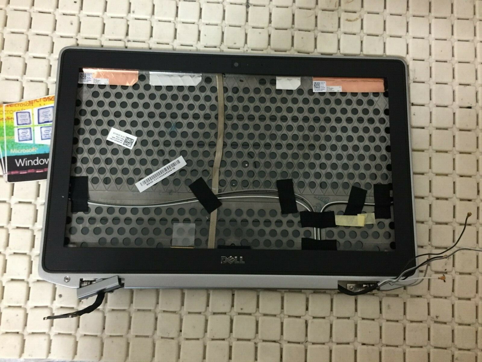 DELL LATITUDE E6320 COVER FRAME FLAT WEBCAM HINGES