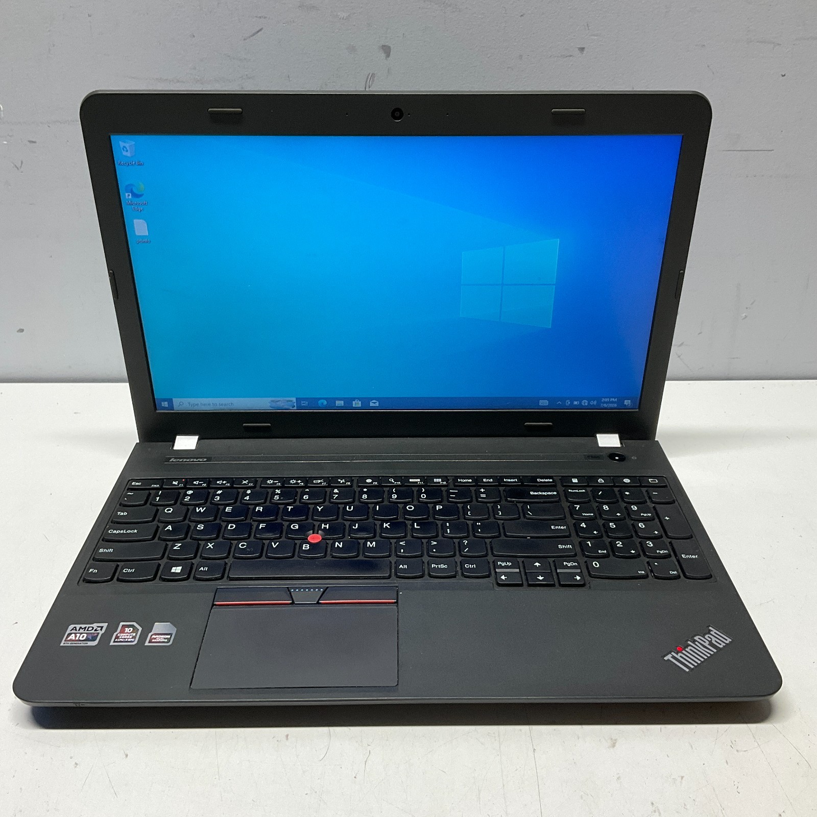 LENOVO ThinkPad E565 20EY000CUS Laptop A10-8700P RADEON R6 4GB 256GB SSD Win 10