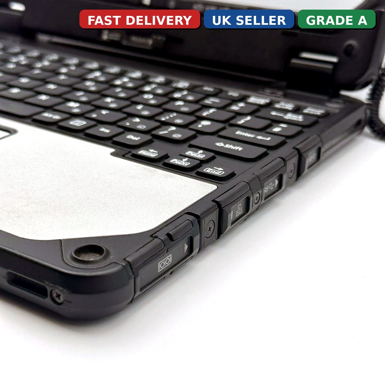 Panasonic Toughbook CF-20 MK2 i5 8GB Win 11 Rugged Tablet Laptop 4G GPS 2 x Bat