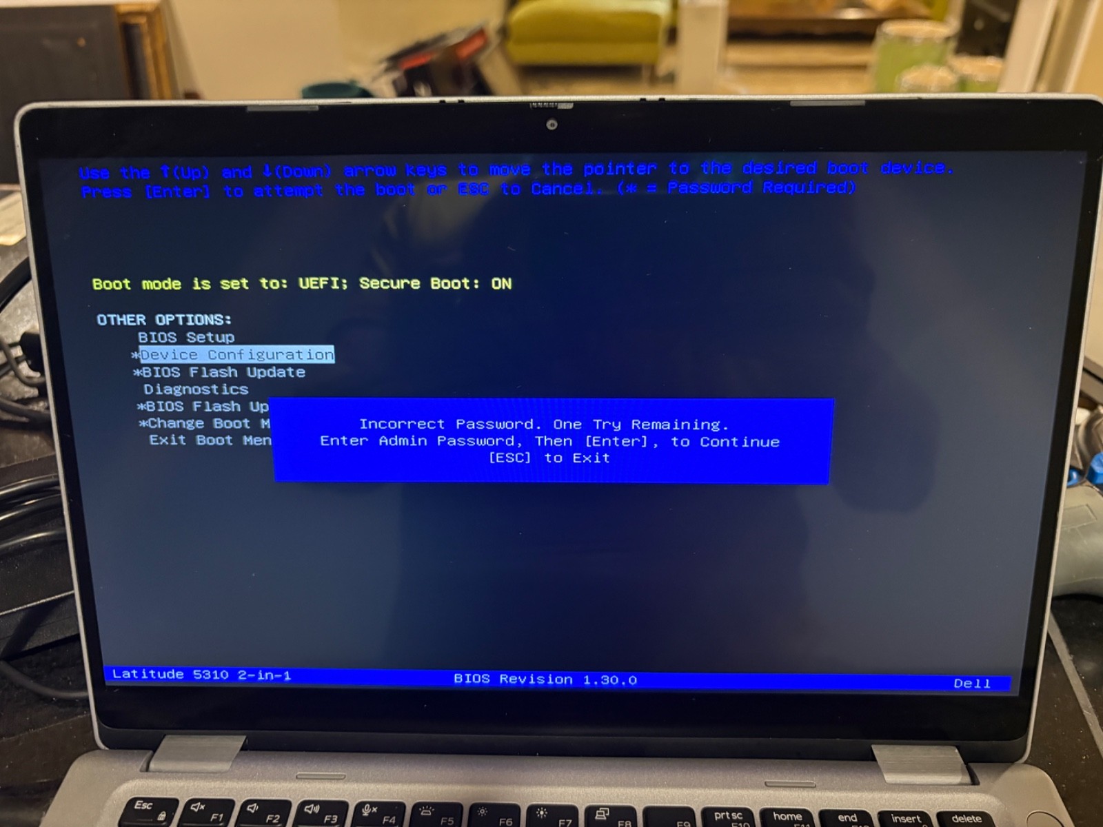 Dell Latitude 5310 2-1 Touchscreen i5 10th Gen———–Parts BIOS–Read