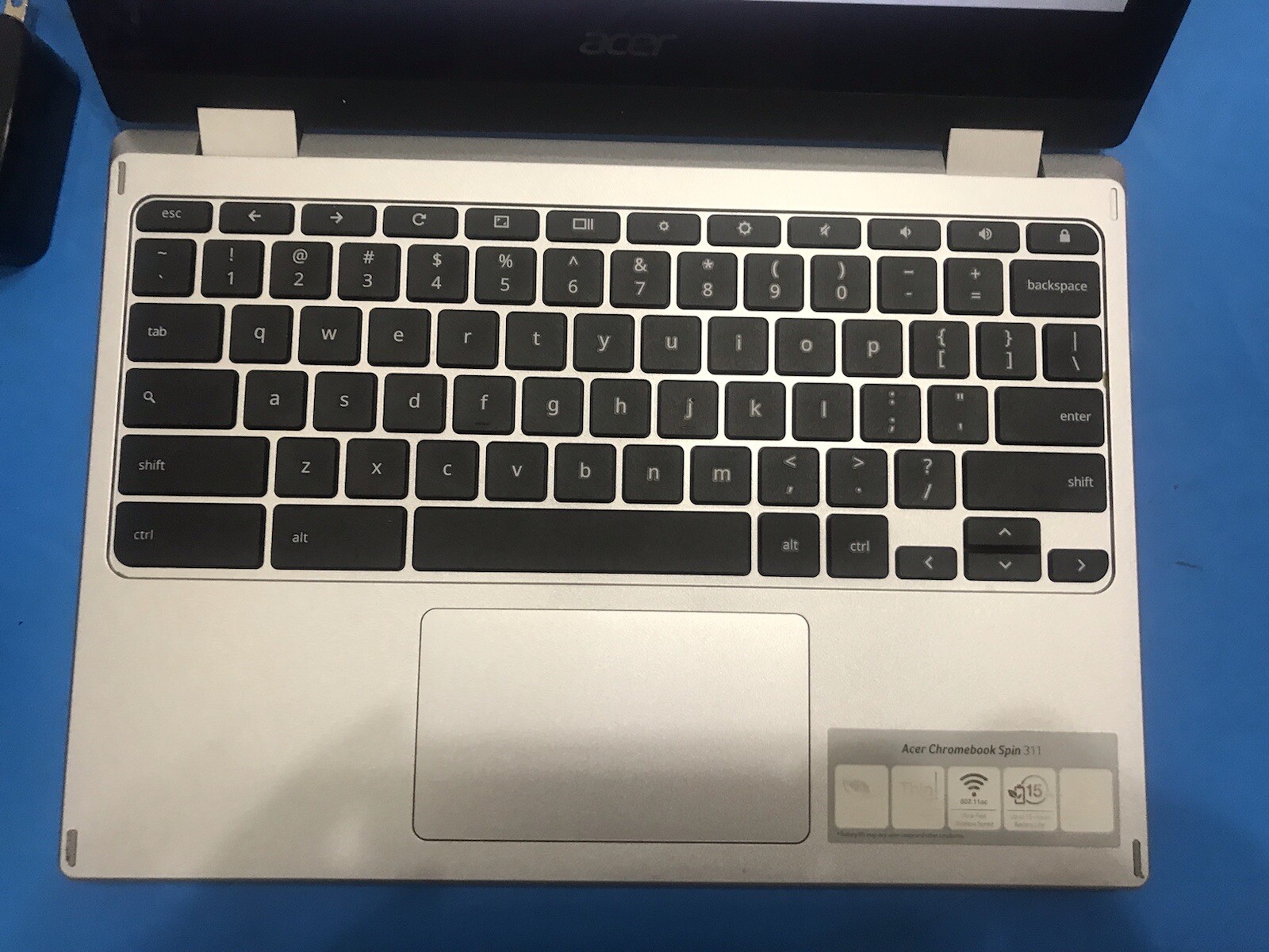 Very good acer chromebook spin 311 CP311-3H-k23x, convertible, 11.6″ touchscreen