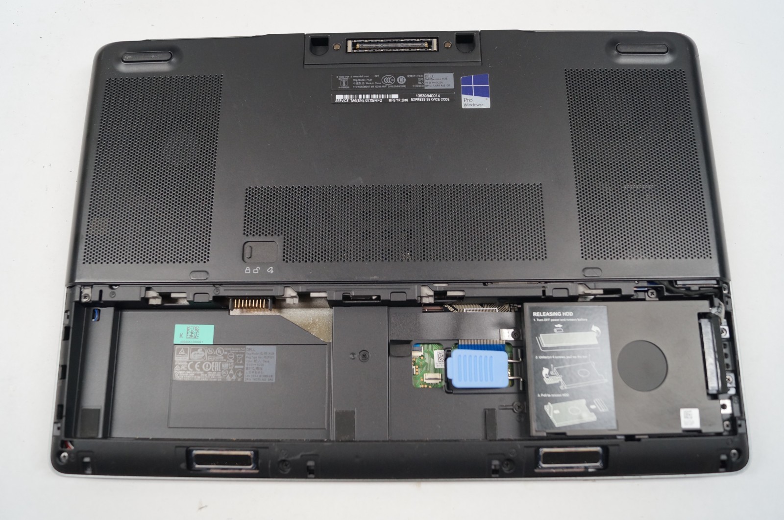 LOT (2) Dell P53F Notebook Laptops 7510 15.6” No Battery or Cover READ PoR B142