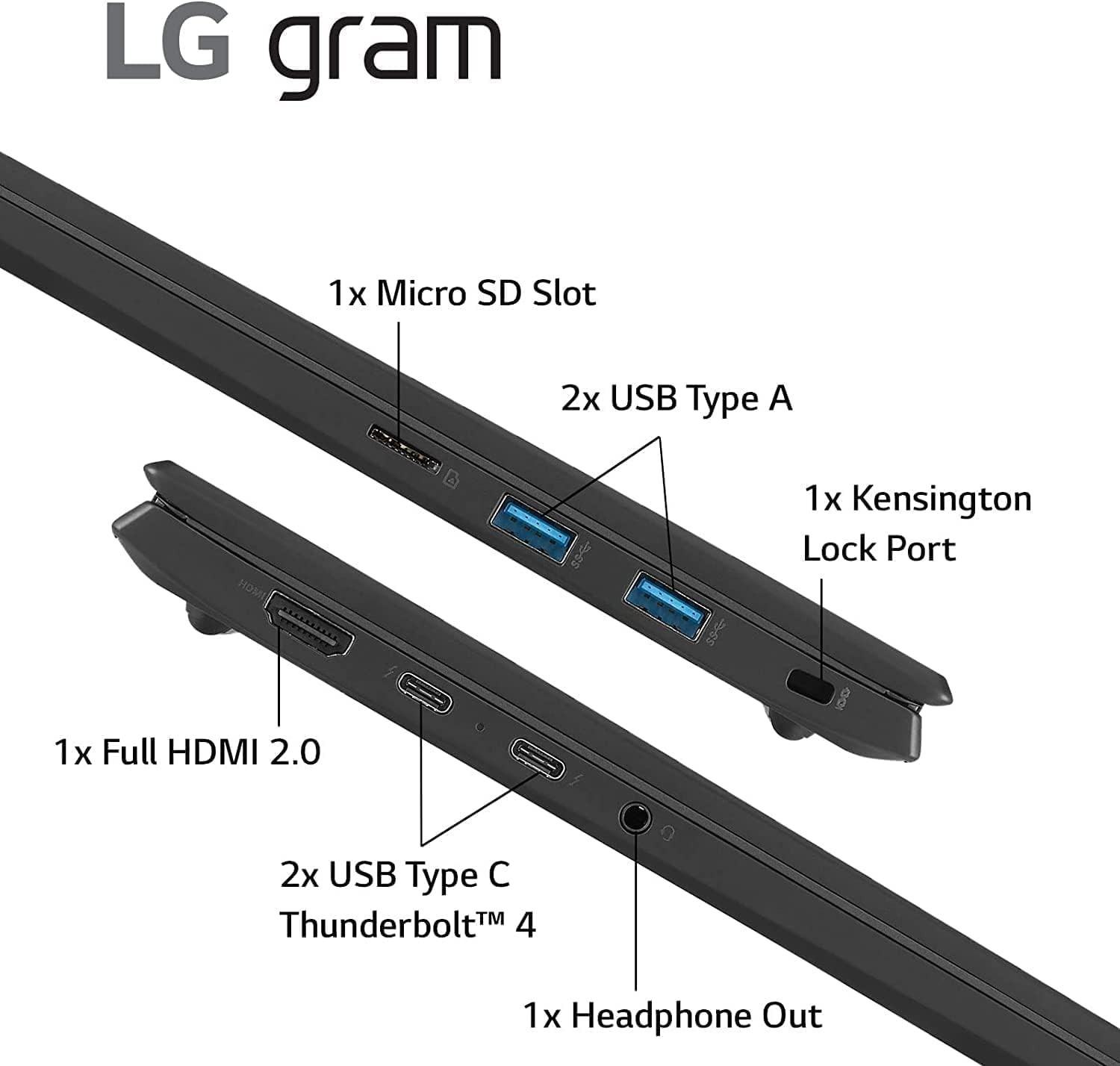 LG Gram 17″ WQXGA Touchscreen Laptop Intel Core Ultra 7 258V 32GB DDR5 2TB SSD