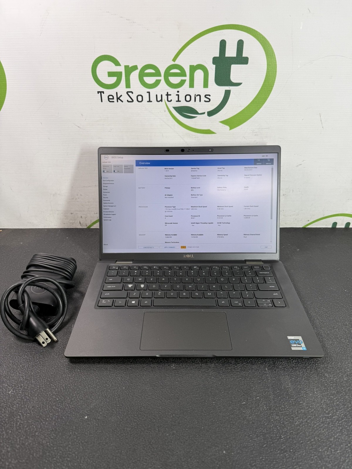 Dell Latitude 7420 14″ i7-1185G7 3.00GHz 16GB DDR4 256GB SSD – READ