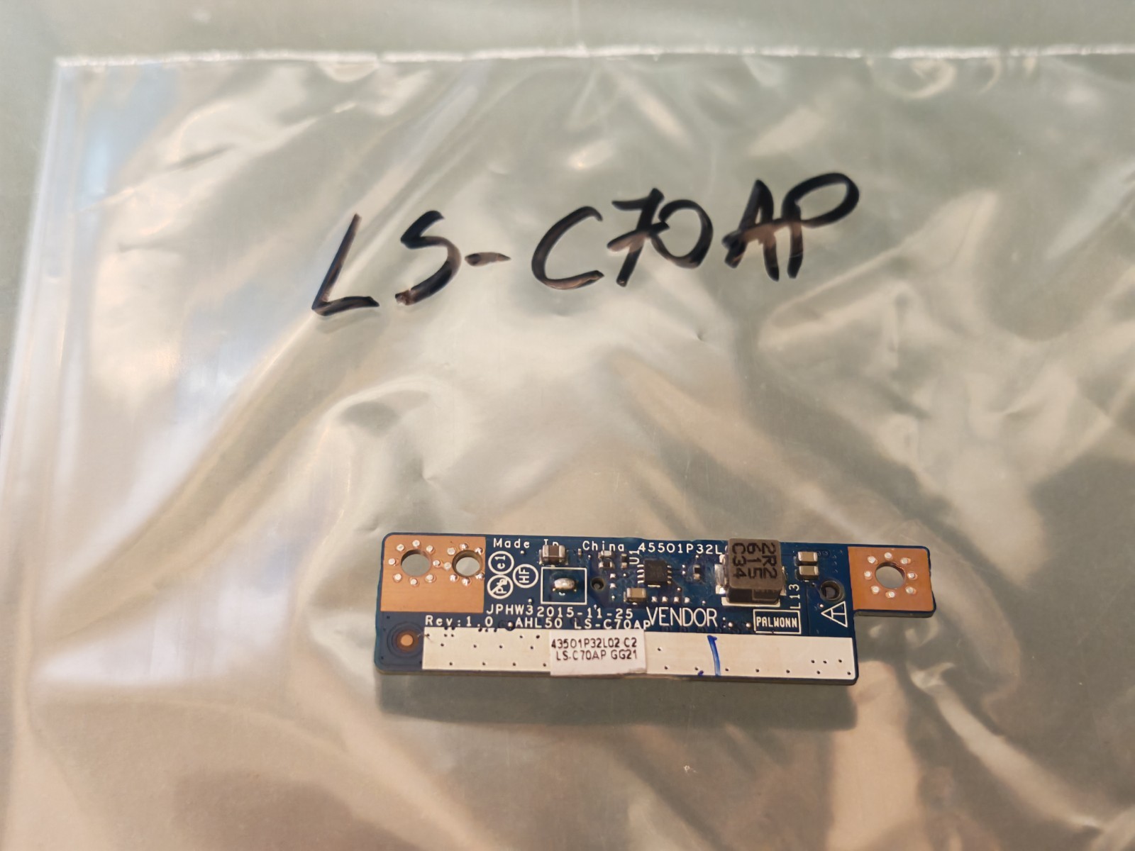 HP 15-AY 15-AC 255 G5 15-AF 2550 255 G4 SSD PORT CARD LS-C70AP