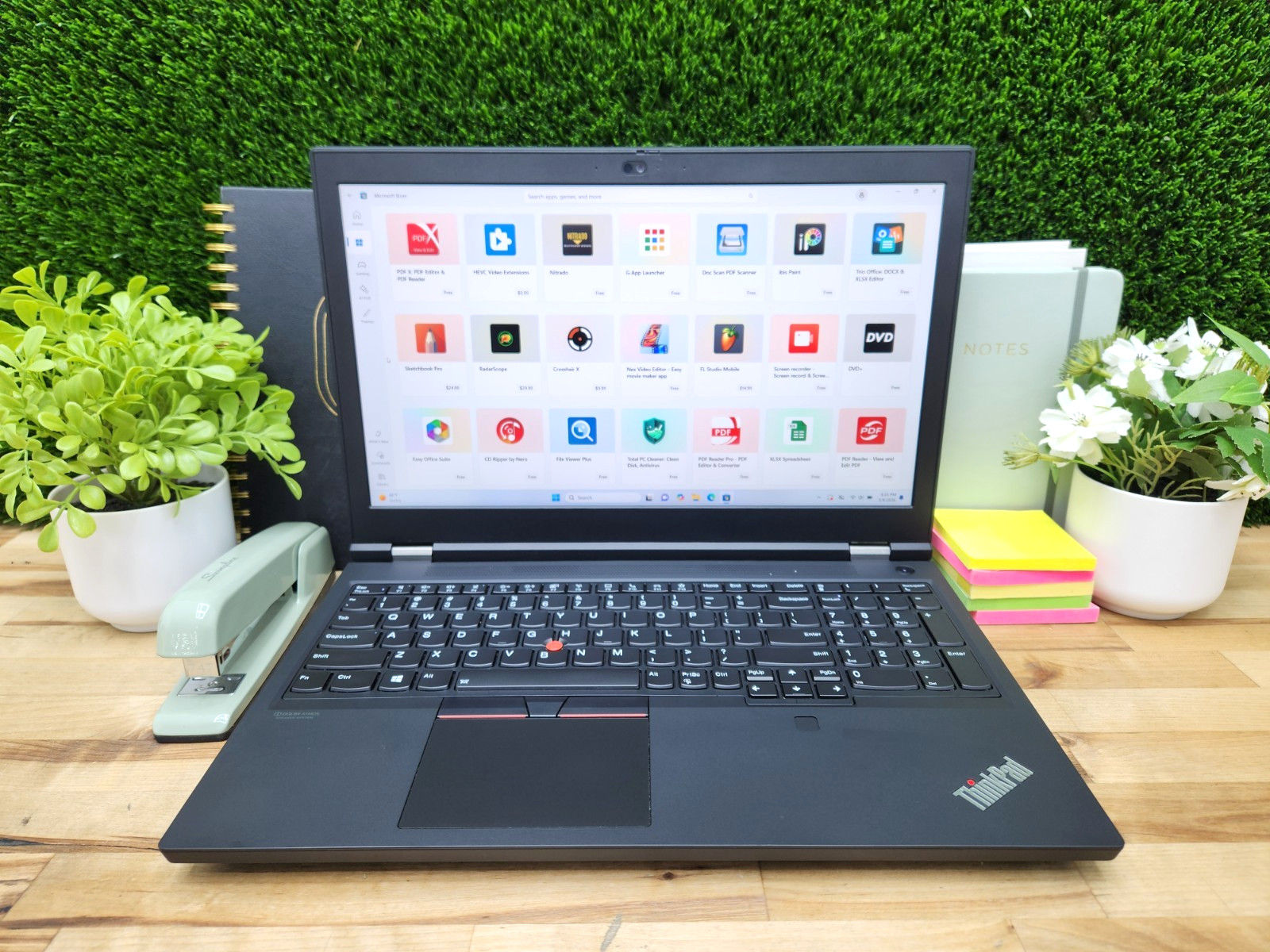 Lenovo ThinkPad P15 Gen 1 15.6 i7-10850H 32GB 512GB SSD Quadro T1000 EXCELLENT ~