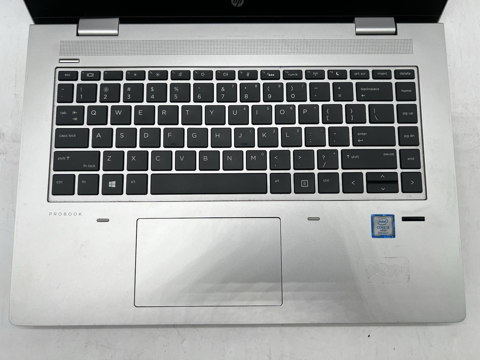 HP ProBook 640 G4, i5-8350U CPU, @ 1.70GHz, 8GB RAM, 256GB NVMe-No OS/AC