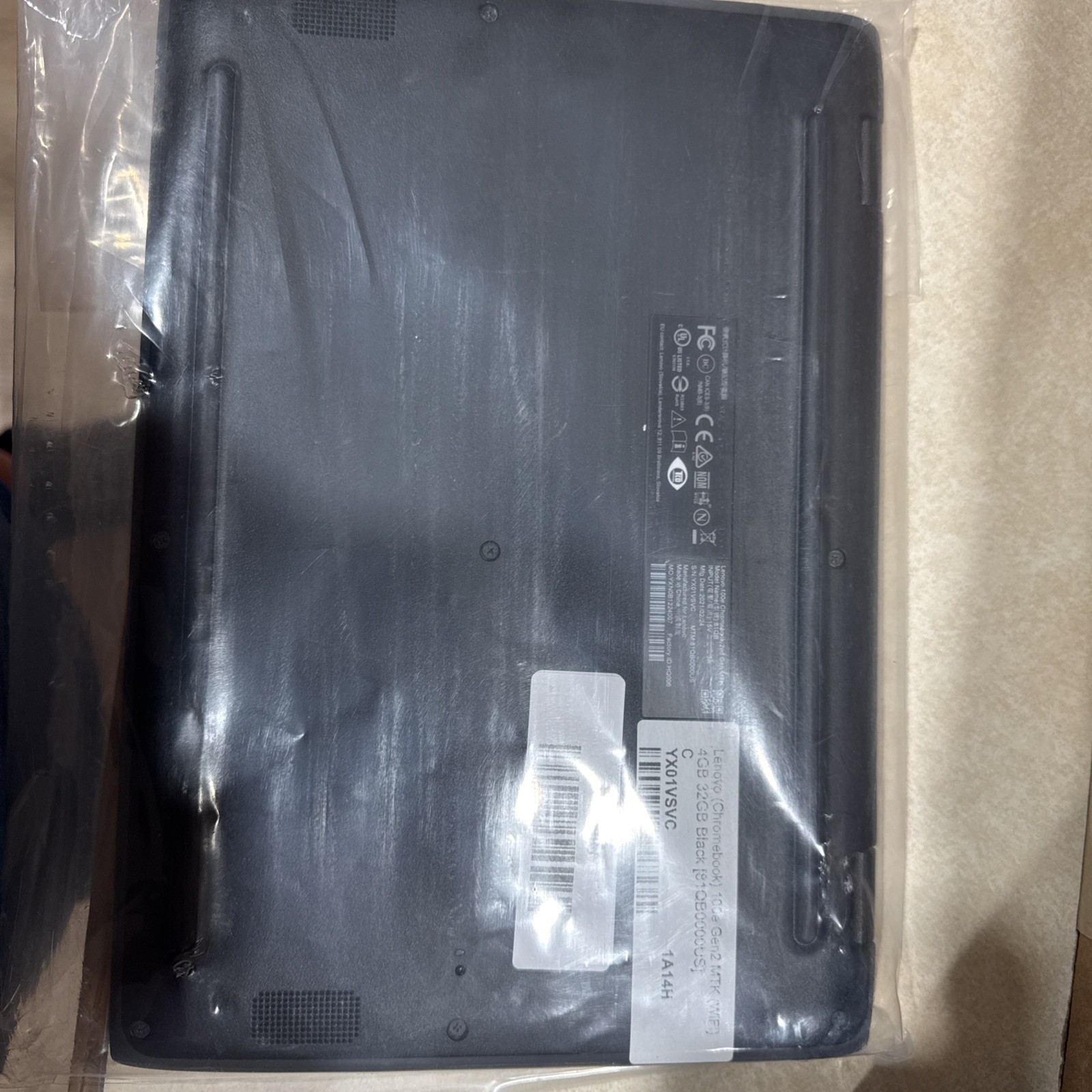 Lenovo 81QB0000US 100E Chromebook 2nd Gen 11.6in. MTK8173C 32GB SSD Laptop