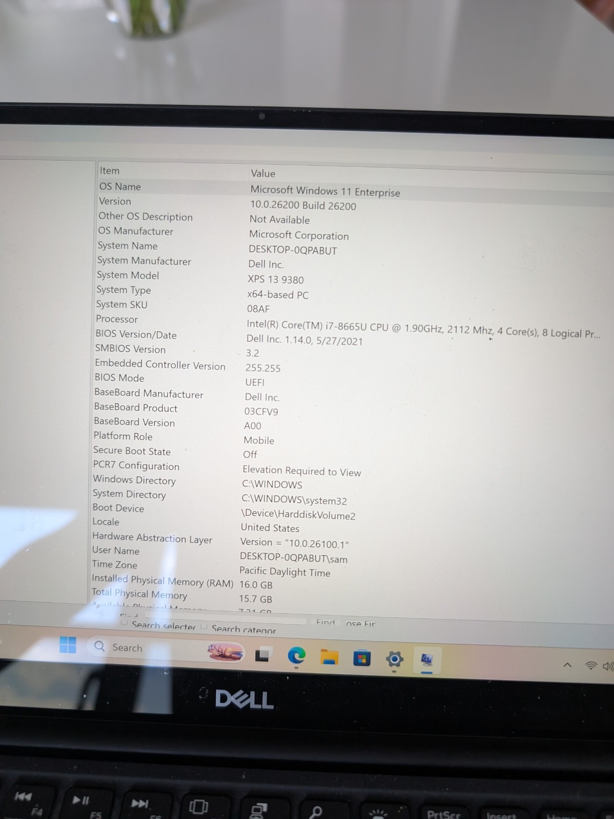 Dell XPS 13 9380 – I7 16GB RAM 512 SSD 4K InfinityEdge Touch Display