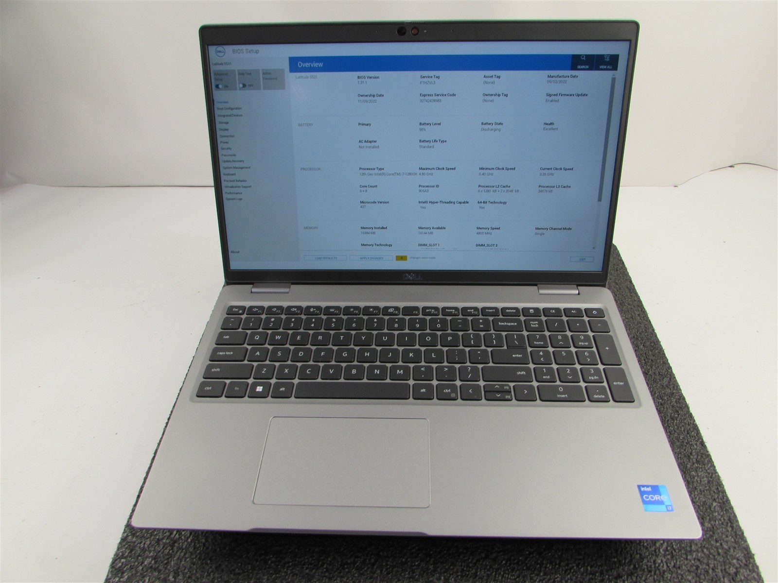 DELL LATITUDE 5531 1920X1080 FHD I7-12800H (14 CORES 1TB SSD 16GB RAM NO O.S