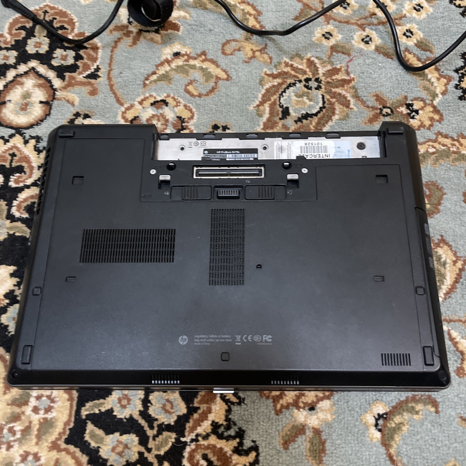 HP ProBook 6475b 14” Windows 7 Laptop AMD A8, 4gb, 120gb SSD, DVD, No Battery