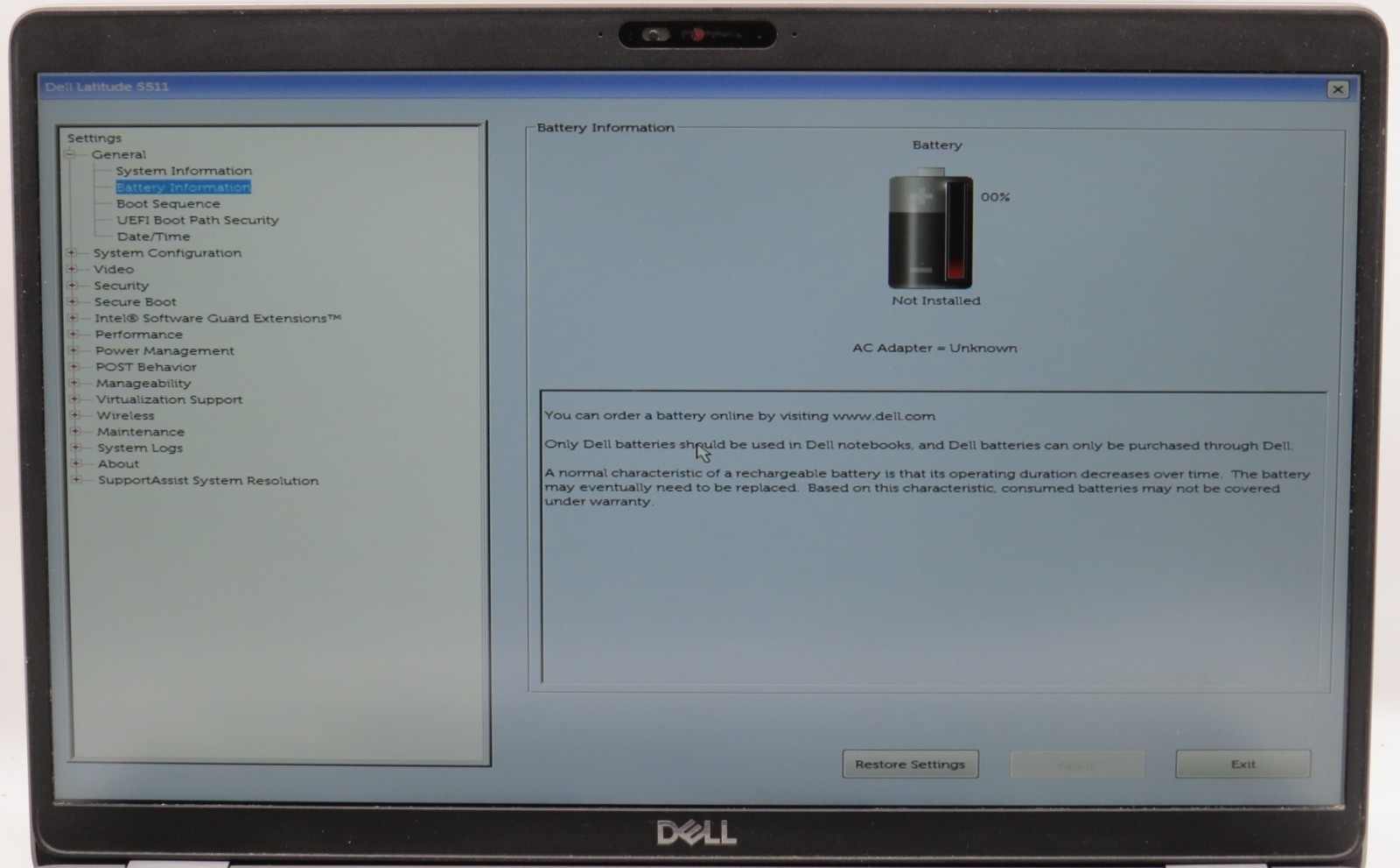 Dell Latitude 5511 | i7-10850H | 16GB DDR4 RAM | 256GB M.2 | Win 11 Pro w/AC