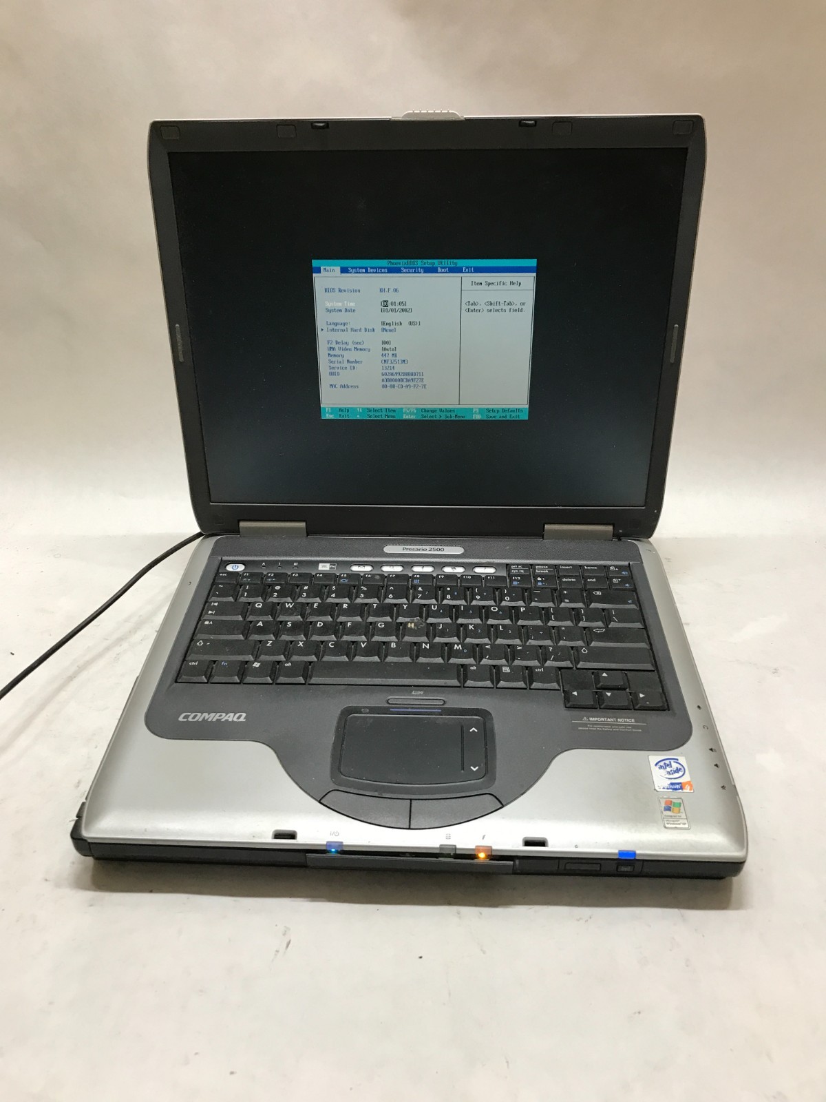 Compaq HP CRVSA-02T1-90 14″ Intel Pentium 4 447MB RAM NO HDD/OS READ DESC!! – DW